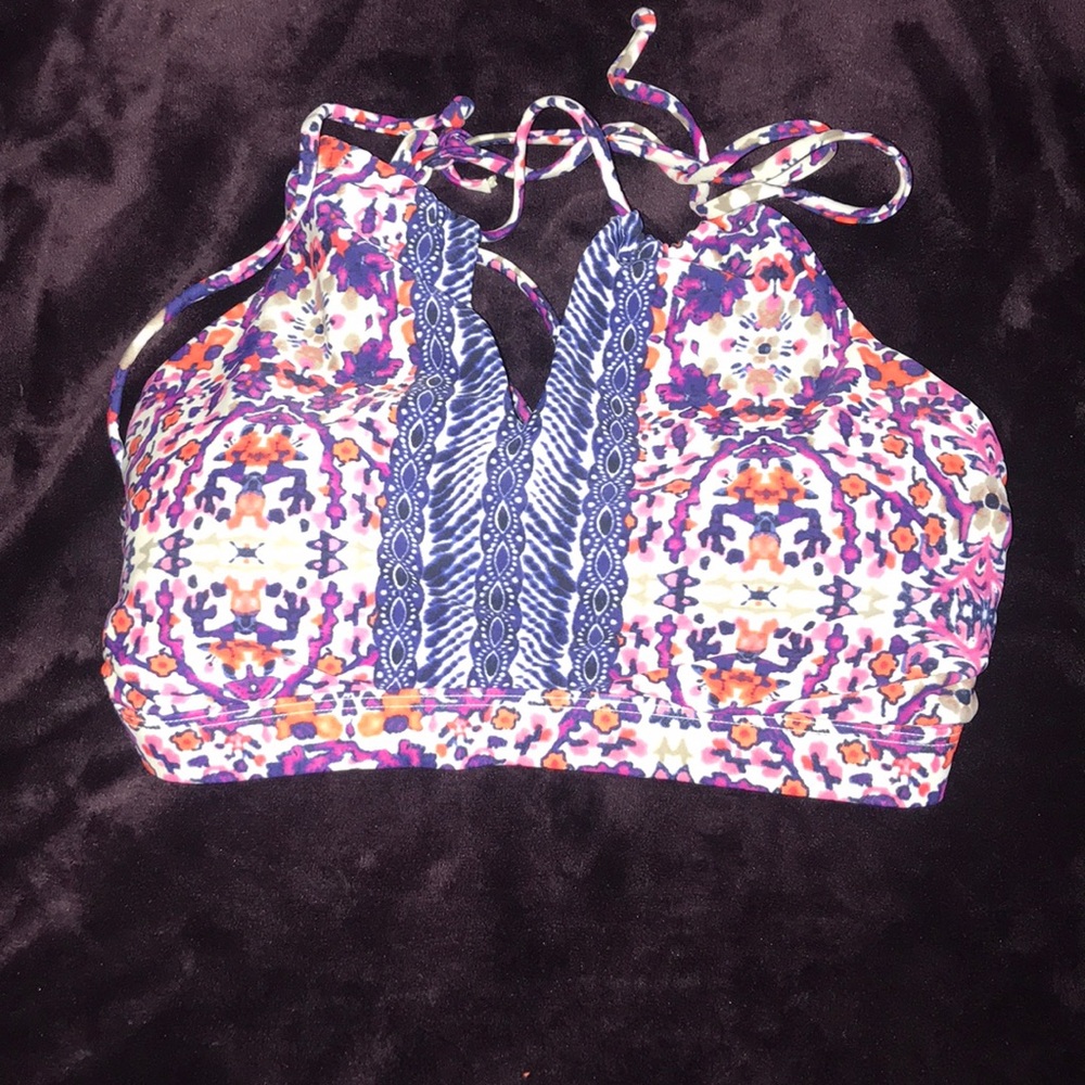 Athleta high neck bikini top